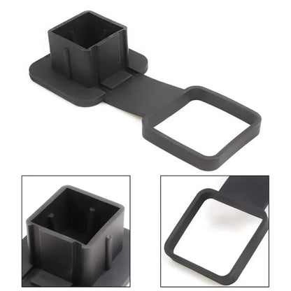 2-Inch Tow Hitch Cover Cap for Tesla Model 3/Y/S/X – Durable Rubber Plug with Retention Strap, Protects Hitch Receiver from Dirt & Rust