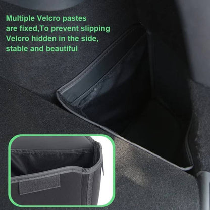 X-Auto Leather Trunk Side Storage Boxes (Left & Right) for Tesla Model Y 2020–Present – Premium Organizer for Neat and Quiet Cargo Space
