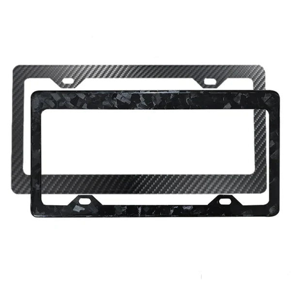 X-Auto Real Carbon Fiber License Plate Frame for Tesla Model 3 (2017–2023) – US Standard, Durable & Stylish
