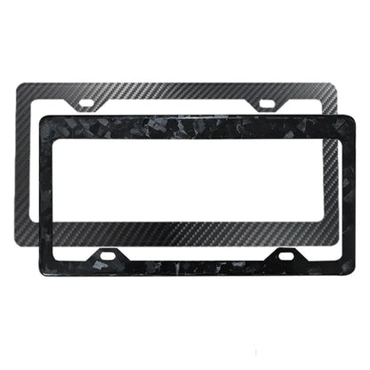 X-Auto Real Carbon Fiber License Plate Frame for Tesla Model 3 (2017–2023) – US Standard, Durable & Stylish