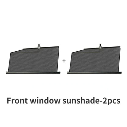 Window Sunshade for Tesla Model X (2016–2024) | UV Protection, Heat Insulation & Privacy Shield for Front and Rear Windows