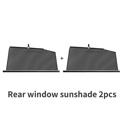 Window Sunshade for Tesla Model X (2016–2024) | UV Protection, Heat Insulation & Privacy Shield for Front and Rear Windows