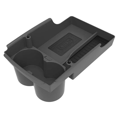 Wireless Phone Charger Center Console Organizer with Cup Holder and LED Indicator for Tesla Model X/S (2017–2021)