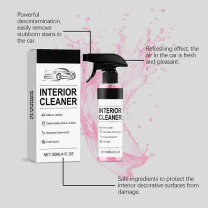 Tesla Interior Cleaner & Stain Remover for Vegan Leather Seats pH-Balanced, Non-Greasy Formula for Model 3 Model Y Model S Model X & Cybertruck Dash, Console & Doors