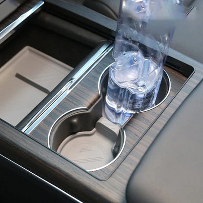 Center Console Cup Holder Coasters for Tesla Model 3 Highland (2023–2024) & Model S/X (2022–2024) – Anti-Slip ABS Protective Inserts