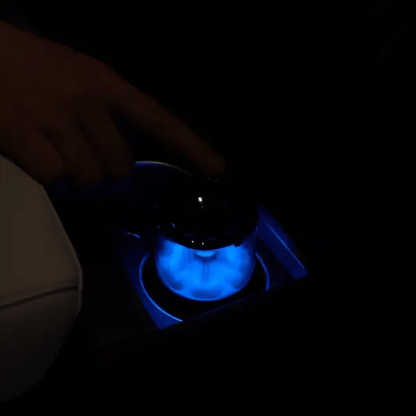 Tesla Model Y / Model 3 / Model S / Model X Smart Cloud Mist Car Diffuser with 5-Color Ambient Lighting – Silent Aromatherapy Air Freshener with Motion Sensor & Touch Contro