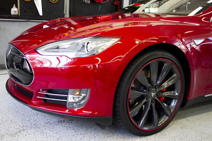 Wheel Bands™ Rim Protection Kit for Tesla Model 3, Model S & Model X (18"–22") – Curb Rash Guard for EV Wheels