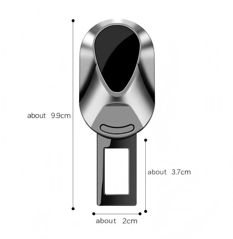 Tesla Seat Belt Extender 2.5 Inch Extension (2-Pack / 4-Pack) – Compatible with Model 3, Model Y, Model S, Model X & Cybertruck (2017+)