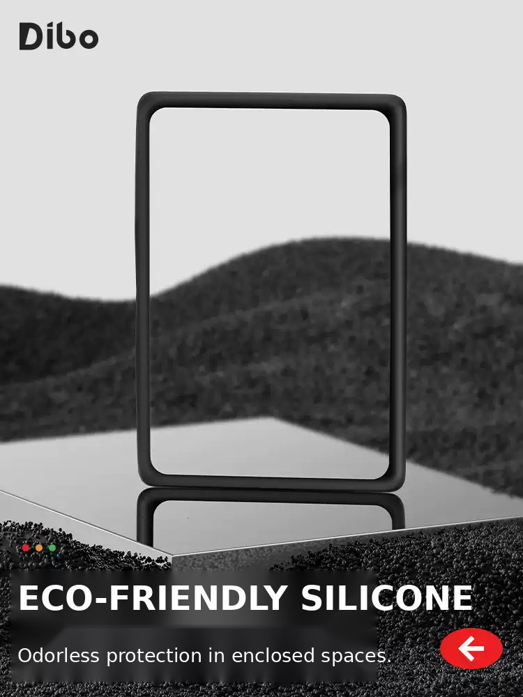 Soft silicone screen frame material