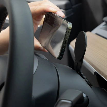 TITA Bend Magnetic Phone Mount for Tesla Model 3 & Model Y | Secure Dashboard Holder with L-Shaped Magnetic Adapter & One-Handed Operation
