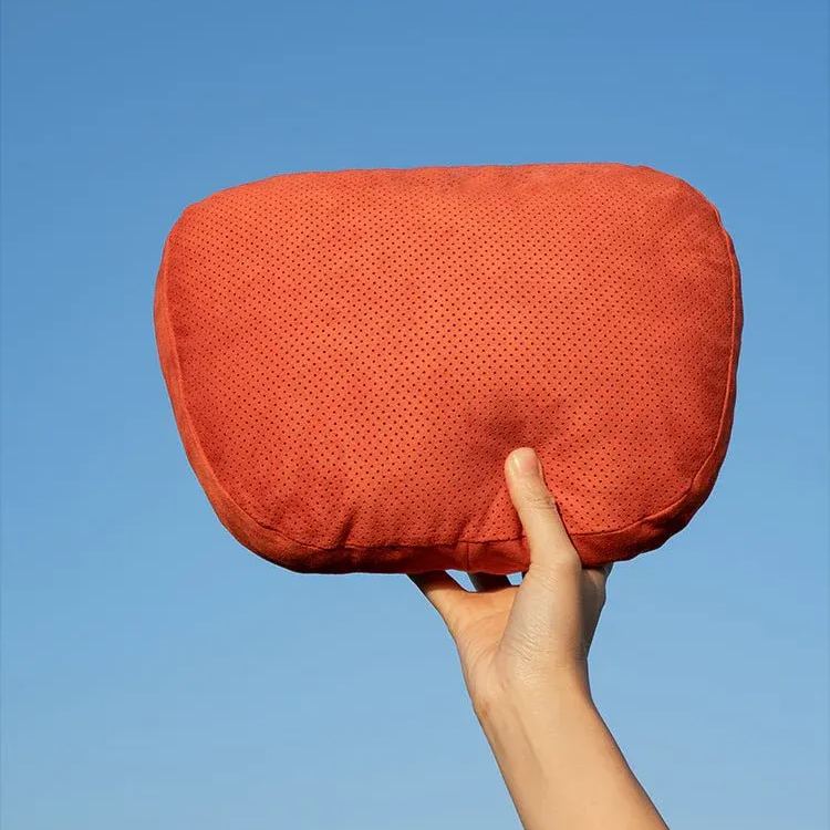 X-Auto Ergonomic Car Headrest Pillow for Tesla Model 3 Highland / Y / S / X – Premium Neck Support Cushion with Hidden Strap & Adjustable Filling