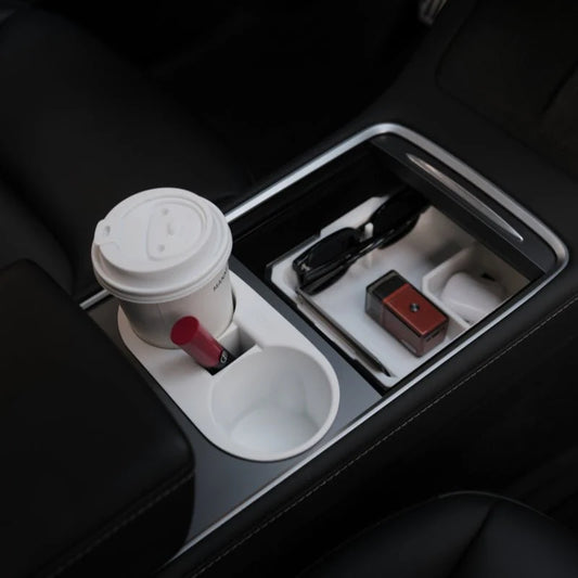 Dazzles Center Console Cup Holder Insert for Tesla Model 3 & Model Y