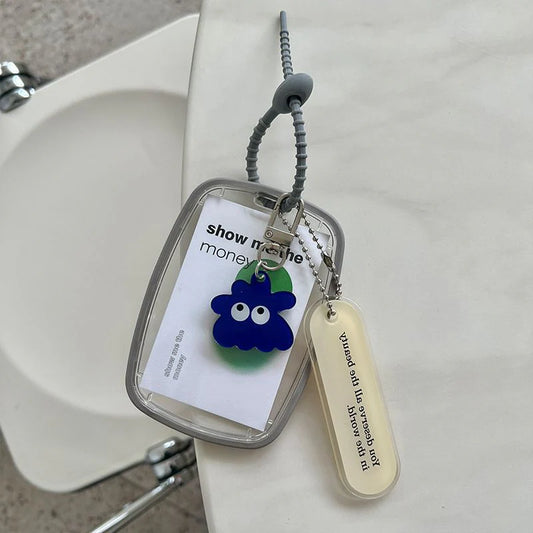 Transparent Key Card Protector with Silicone Keychain for Tesla Model 3 & Model Y | Acrylic Protective Case