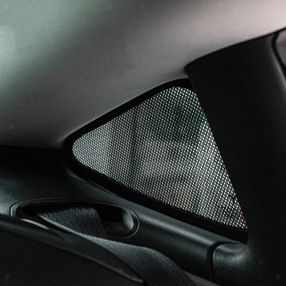 Triangular Window Sun Shades for Tesla Model 3 & Model Y | Custom-Fit Mesh UV Protection