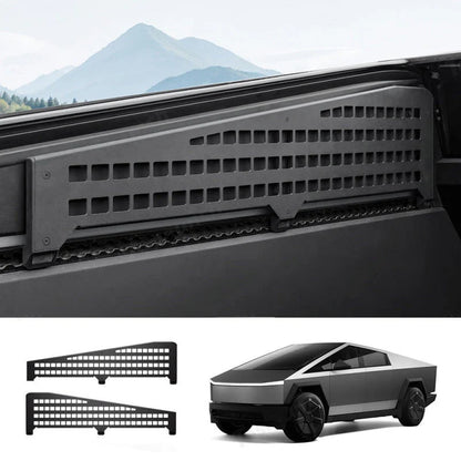 Truck Bed L-Track MOLLE Panels for Tesla Cybertruck (2024+) | Modular Cargo Mounting & Organization System