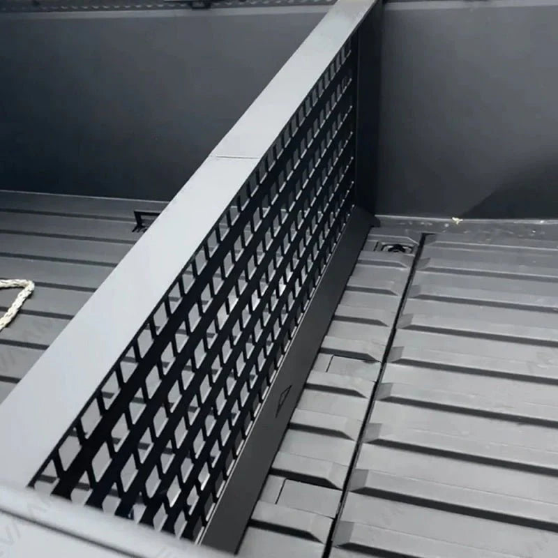 Rear Trunk Cargo Divider Panels for Tesla Cybertruck 2024+ | Custom-Fit Rear Hopper Grille Organizer