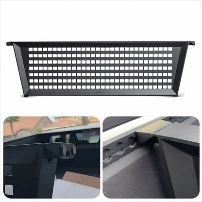 Rear Trunk Cargo Divider Panels for Tesla Cybertruck 2024+ | Custom-Fit Rear Hopper Grille Organizer