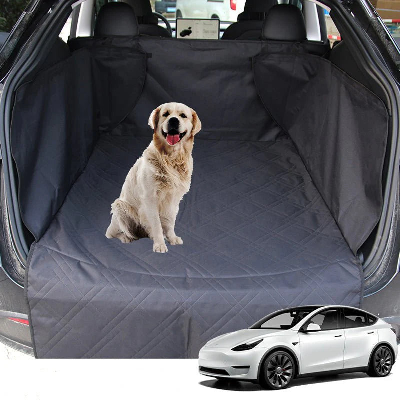 All-Weather Pet Trunk Liner for Tesla Model Y (2020–2025) | Waterproof Anti-Slip Cargo Mat, Custom Fit