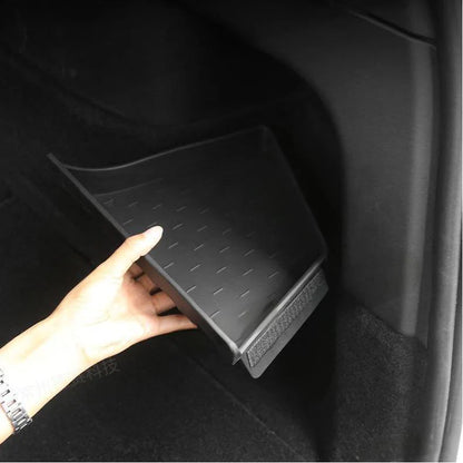 Trunk Organizer for Tesla Model Y (Berlin & Austin Made) – Custom-Fit TPE Storage Box with Dual-Layer Design