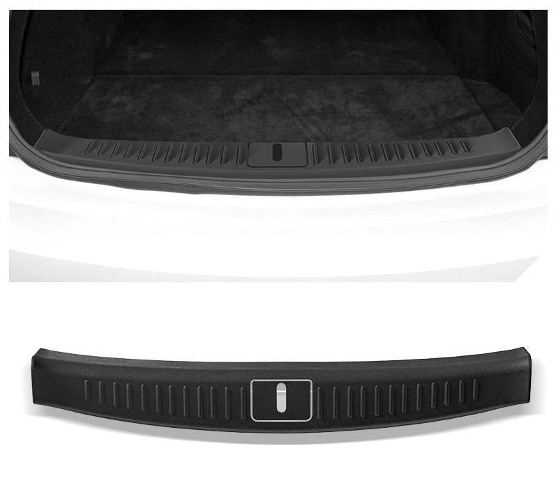 TPE Trunk Sill Protector for Tesla Model S 2023+ — Anti-Scratch Rear Bumper Guard Cover