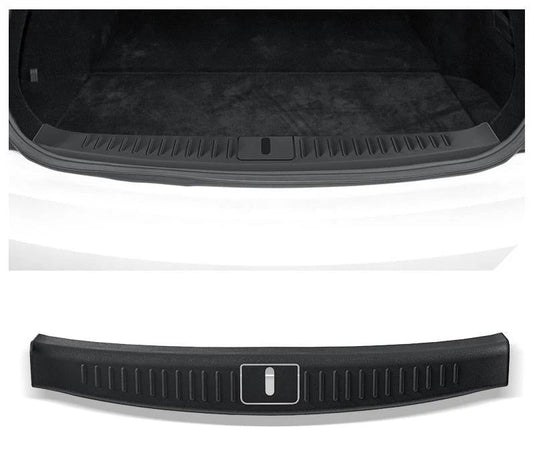 TPE Trunk Sill Protector for Tesla Model S 2023+ — Anti-Scratch Rear Bumper Guard Cover