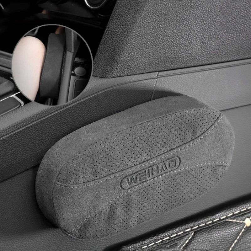 Tumbled Fur Memory Foam Leg Cushion for Tesla Model 3 Model Y  Model S  Model X & Cybertruck – Premium Comfort Knee Support Pad