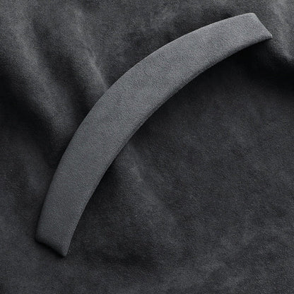 Alcantara Steering Wheel Panel Overlay for Tesla Model 3 Highland (2023+) & Model Y Juniper (2025+) | U-Panel & Trim Panel Options