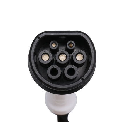 Type 2 to Type 2 EV Charging Cable 22kW (32A, 3-Phase) – 16ft | Silver-Plated Contacts | IP54 Weatherproof | Lightweight Copper | TÜV Certified | 2-Year Warranty