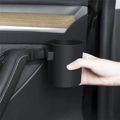 Door Cup Holder for Tesla Model 3 & Model Y (2017–2025) – Metal-Reinforced Door Storage Insert, No-Drill Installation