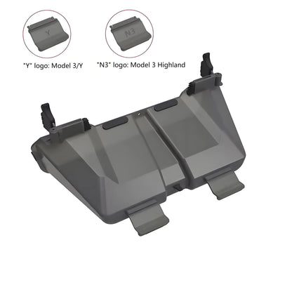 Under Screen Storage Organizer for Tesla Model 3 Highland (2024–Present) & Model Y (2020–Present) – Hidden Dashboard Compartment Box