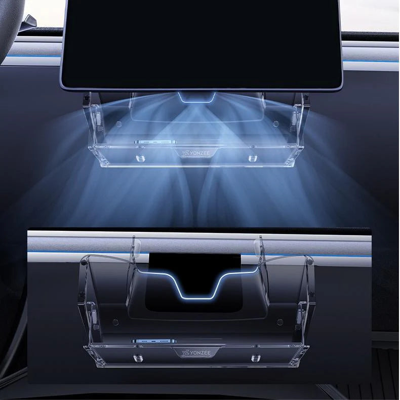 Under-Screen Storage Organizer for Tesla Model Y Juniper & Model 3 Highland