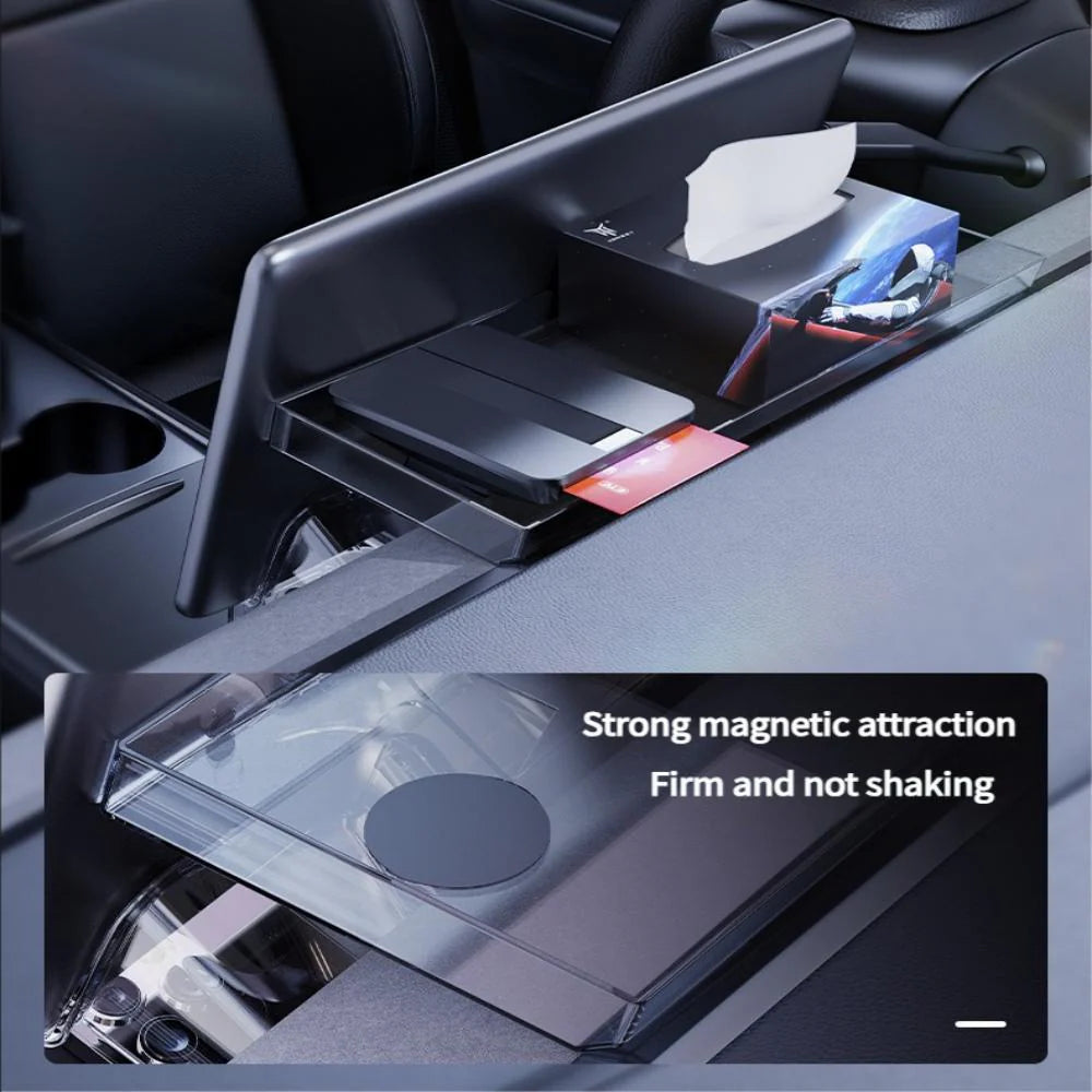 Under-Screen Storage Organizer for Tesla Model Y Juniper & Model 3 Highland