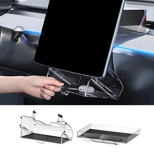 Under-Screen Storage Organizer for Tesla Model Y Juniper & Model 3 Highland