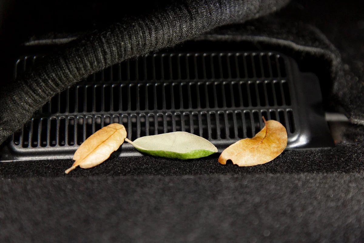 Under Seat HVAC Air Vent Covers for Tesla Model 3 – ABS Debris Protection Guards (Set of 2, Black)