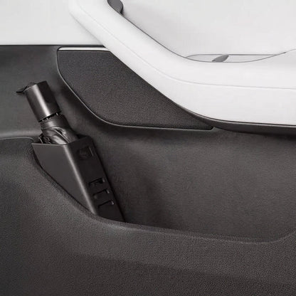 Universal Trunk Umbrella Holder Organizer for Tesla Model S (2012-Present), Model 3 (2017-Present), Model X (2016-Present), Model Y (2020-Present) & Cybertruck | Waterproof ABS Storage Box with Non-Destructive Adhesive Mount
