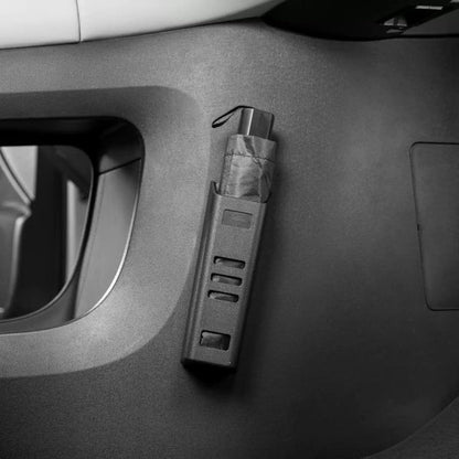 Universal Trunk Umbrella Holder Organizer for Tesla Model S (2012-Present), Model 3 (2017-Present), Model X (2016-Present), Model Y (2020-Present) & Cybertruck | Waterproof ABS Storage Box with Non-Destructive Adhesive Mount