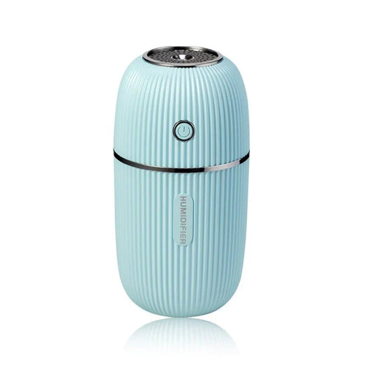 USB Mini Humidifier & Car Air Purifier – Portable Desktop and In-Car Ultrasonic Humidifier with 7-Color LED Light