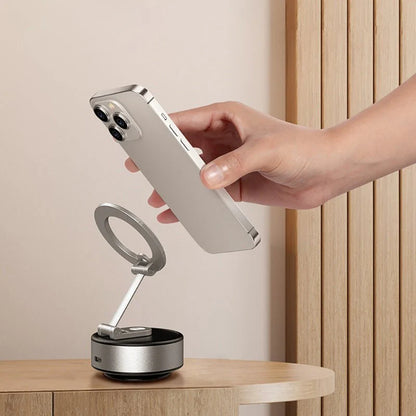 MagSafe Vacuum Magnetic Phone Mount for Tesla Model 3/Y/S/X/Cybertruck – 360° Adjustable Car Holder