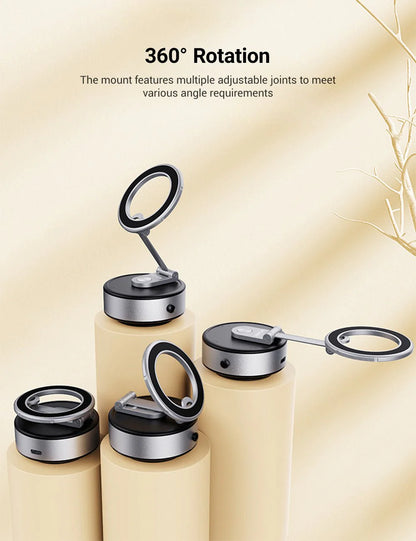 MagSafe Vacuum Magnetic Phone Mount for Tesla Model 3/Y/S/X/Cybertruck – 360° Adjustable Car Holder