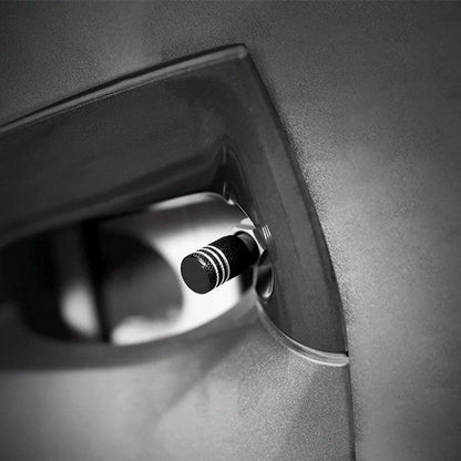 Aluminum Valve Stem Caps for Tesla Model 3 Model Y Model X Model S (2017+) – 4-Pack Anti-Corrosion Tire Air Caps