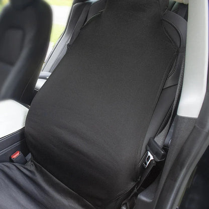 Front Seat Cover Protectors for Tesla Model 3 & Model Y (2017–2024) | Non-Slip Knitted Fabric Seat Protection