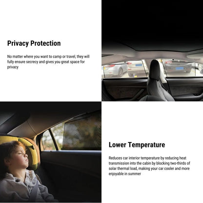 Tesla Model X Window Sunshade – UV Protection, Privacy & Heat-Blocking Car Accessory
