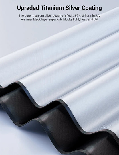 Windshield Sun Shade Umbrella for Tesla Model 3 / Model Y / Model S / Model X – Foldable UV & Heat Insulation Sunshade