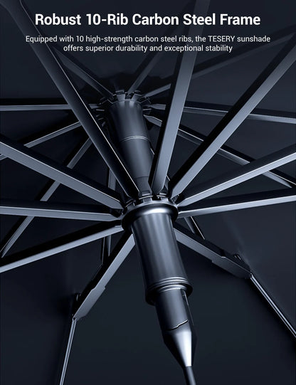 X-Auto Windshield Sunshade Umbrella for Tesla Model 3, Model Y, Model S & Model X (2016–2025) – UV Protection, Heat Reduction, Foldable Auto Sun Umbrella Shade