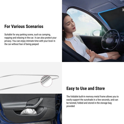 Premium Windshield Sunshade for Tesla Model S (2016–2025) – Custom Fit UV & Heat Protection Sun Shade