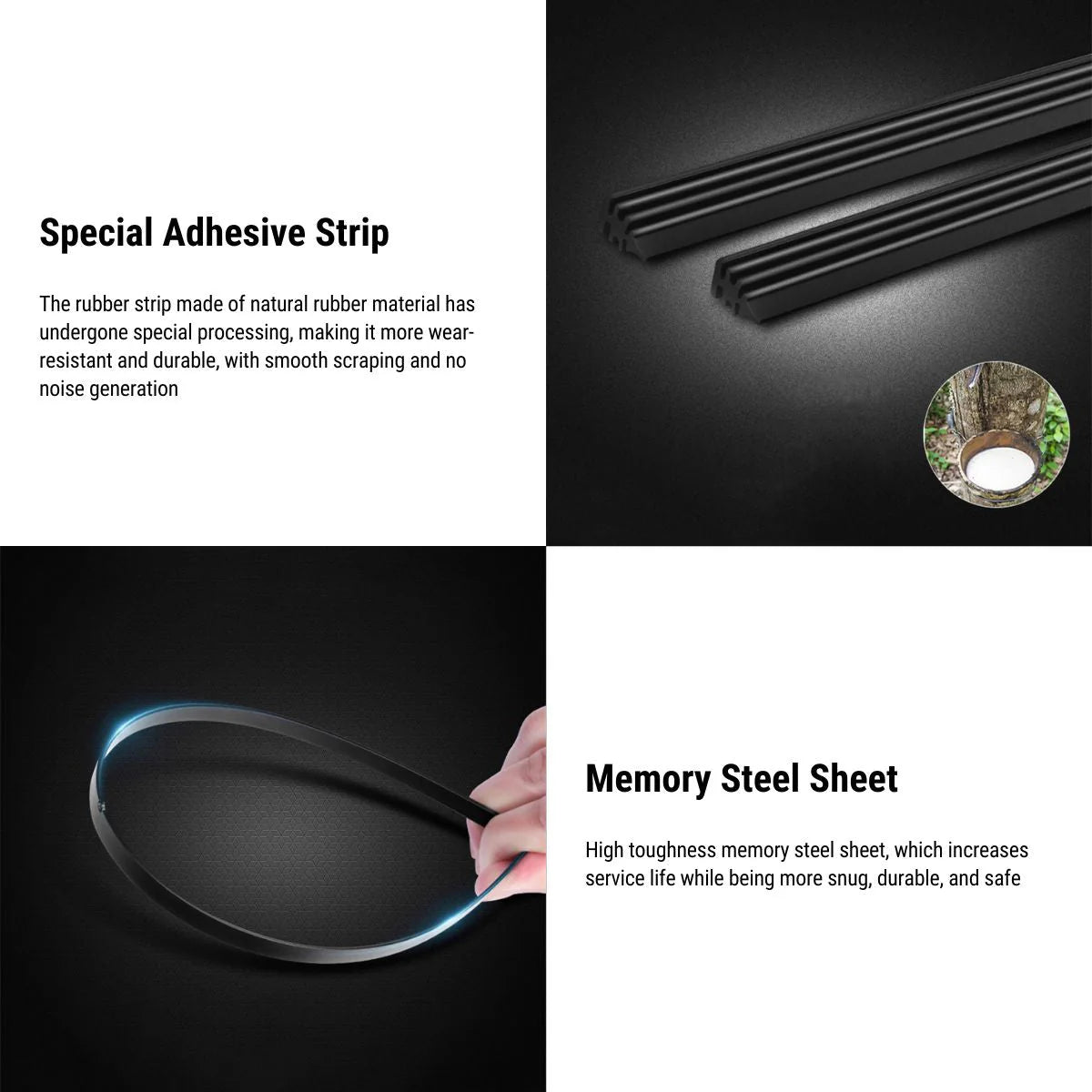 Premium Wiper Blades for Tesla Model S 2014–2026+ (2PCS) | OEM-Quality Replacement Windshield Wipers