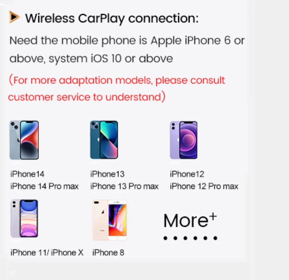 Wireless Apple CarPlay & Android Auto Adapter for Tesla Model 3, Model Y, Model S, Model X & Cybertruck | Plug & Play | Dual-Band Wi-Fi | OTA Updates