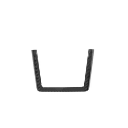 Real Dry Carbon Fiber Wireless Charging Pad Frame Trim for Tesla Model S & Model X (2021+) – Glossy or Matte Finish