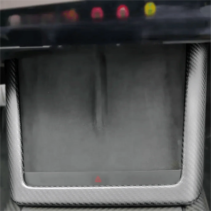 Real Dry Carbon Fiber Wireless Charging Pad Frame Trim for Tesla Model S & Model X (2021+) – Glossy or Matte Finish