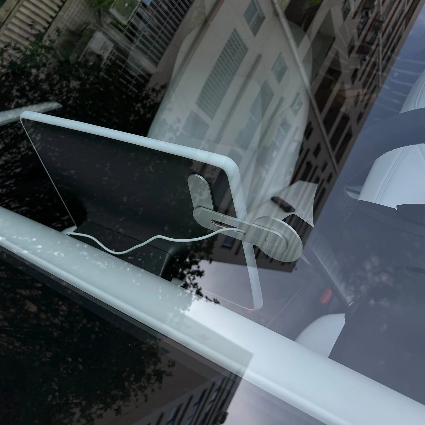 Wireless MagSafe Phone Mount with Charging for Tesla Model 3  Model Y  Model S  Model X & Cybertruck – Hidden Adjustable Magnetic Dashboard Holder